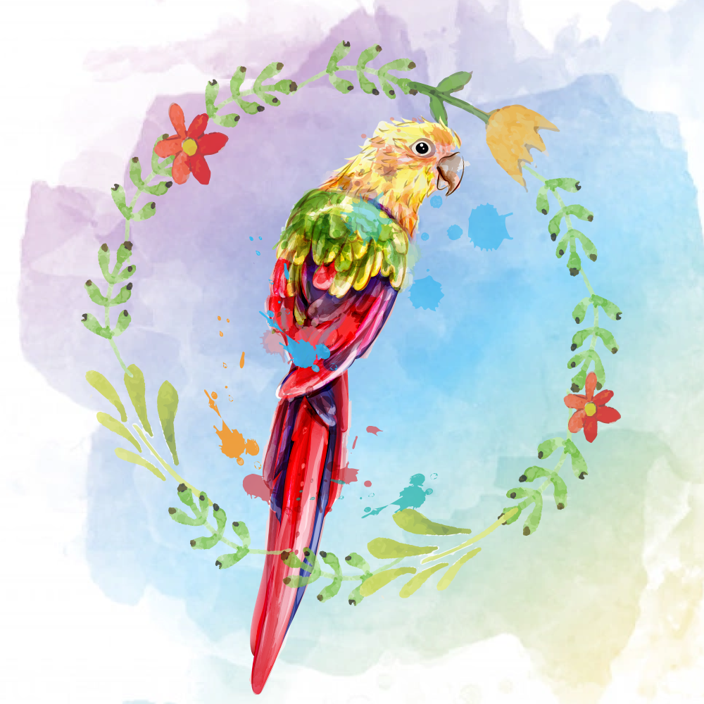 Random Tropical Birds #5 static token preview