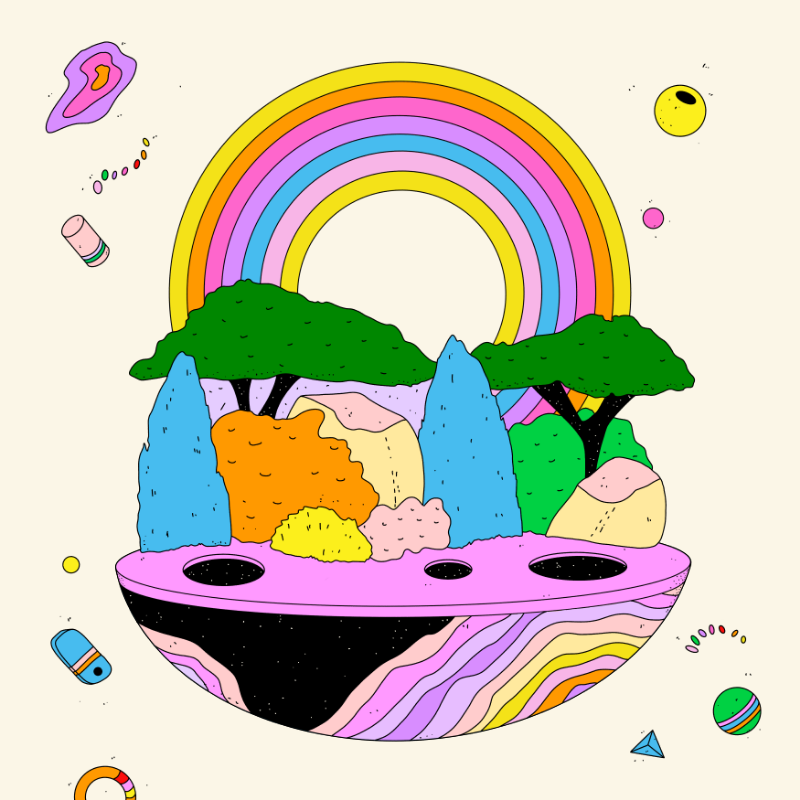 🌈🌴🪐 #12 static token preview