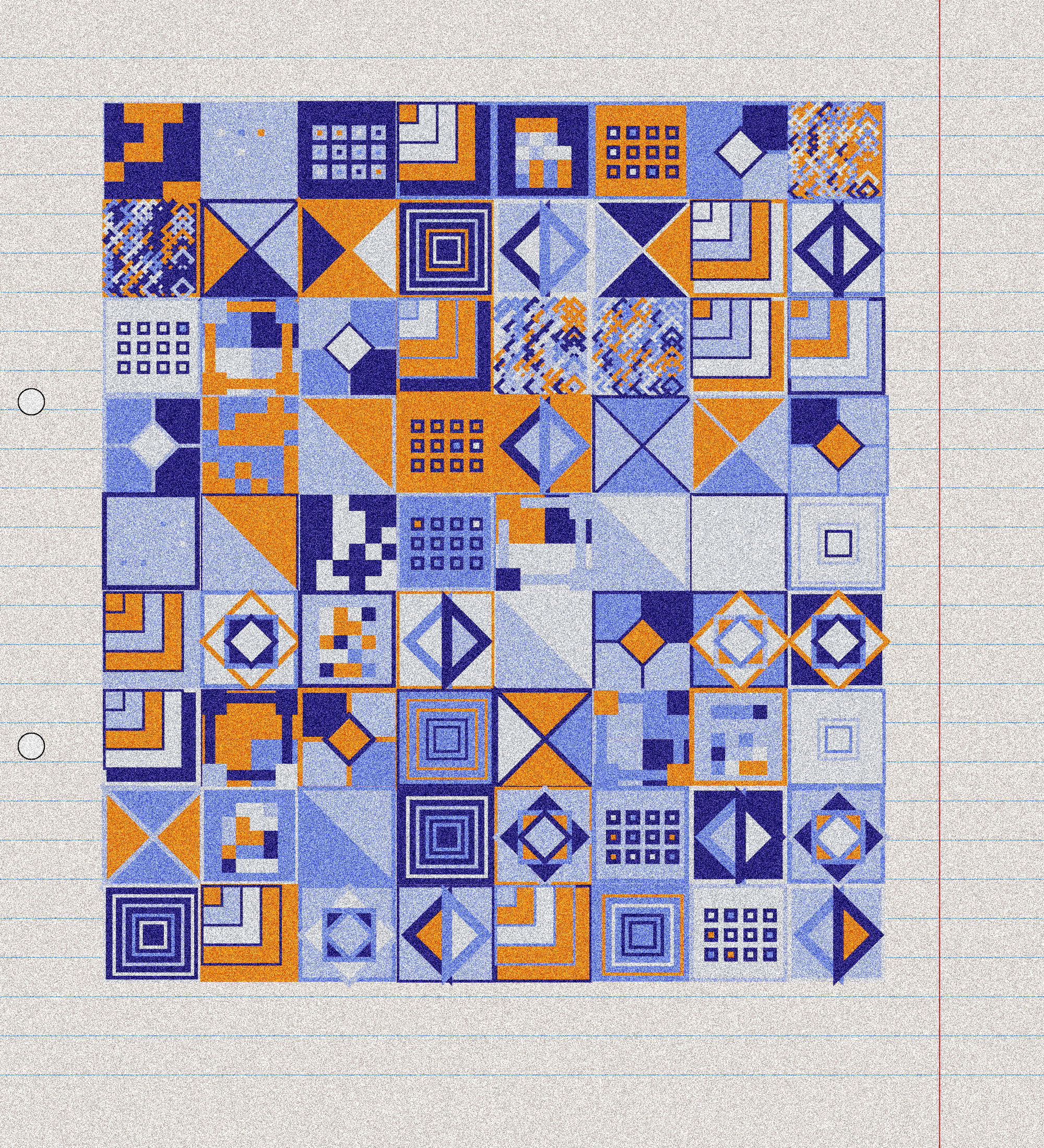 sketchbook page 8: annoying grid #16 static token preview