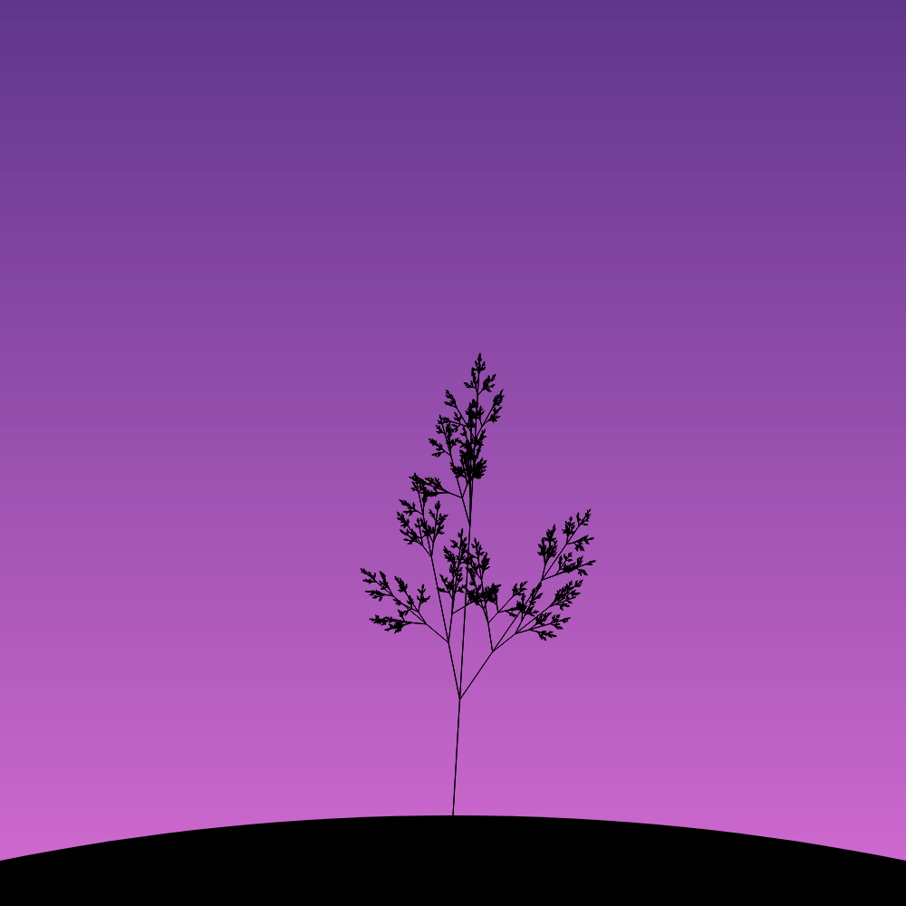 Fractal-Lsystem Tree #24 static token preview