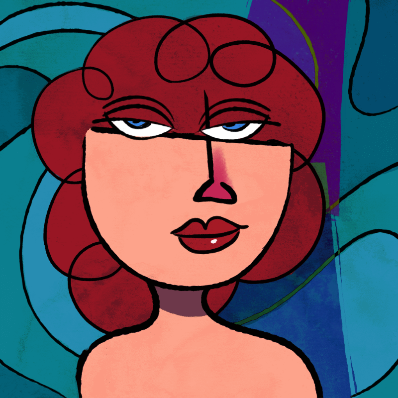 Beauty in Cubism #21 static token preview