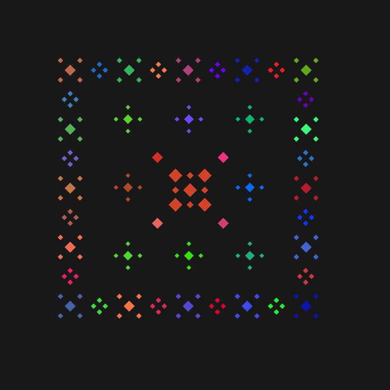 Rotated Squares #7 static token preview