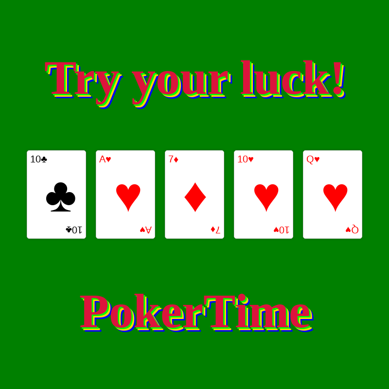 Try your Luck: PokerTime #9 static token preview