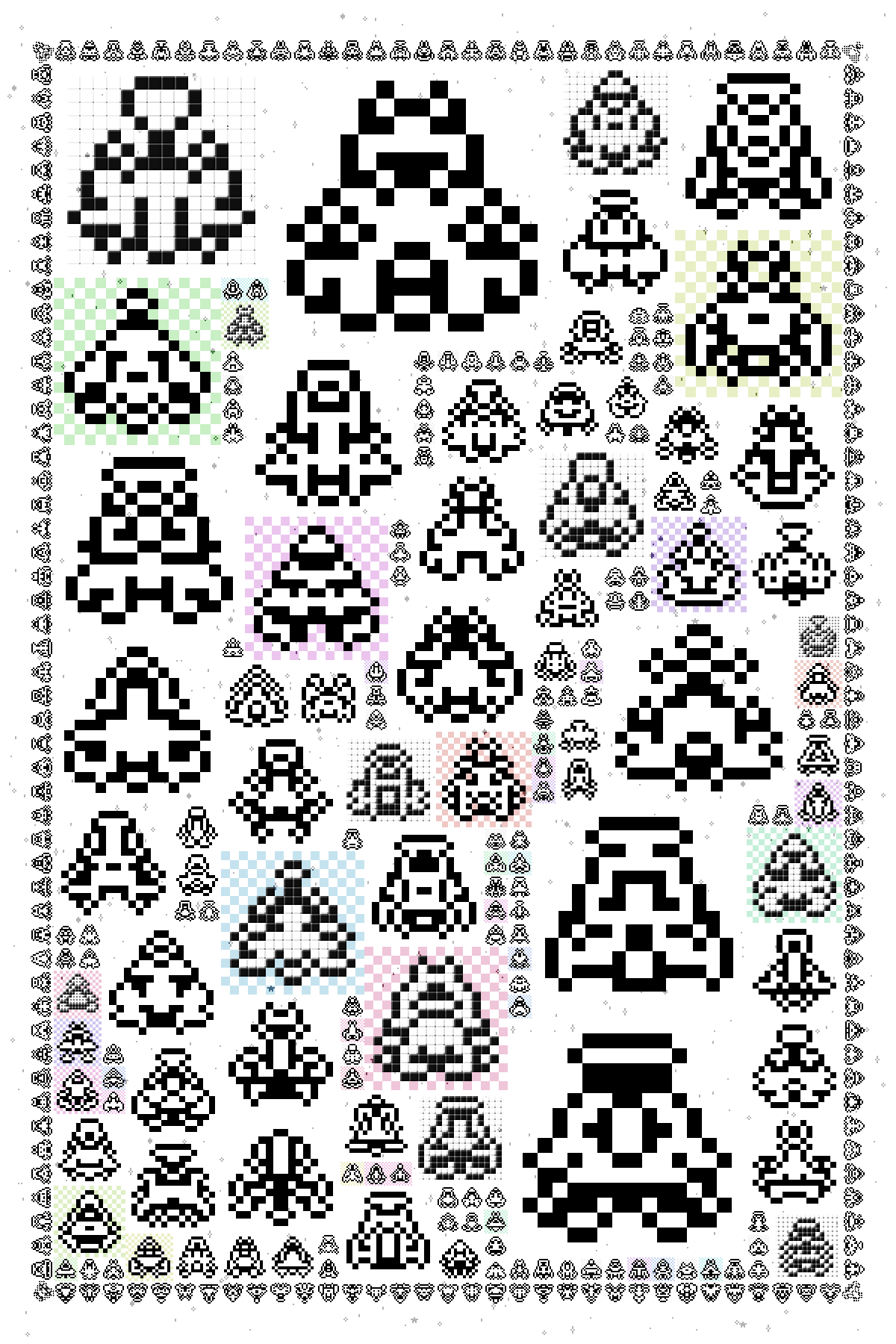 Pixel Spaceships #3 static token preview