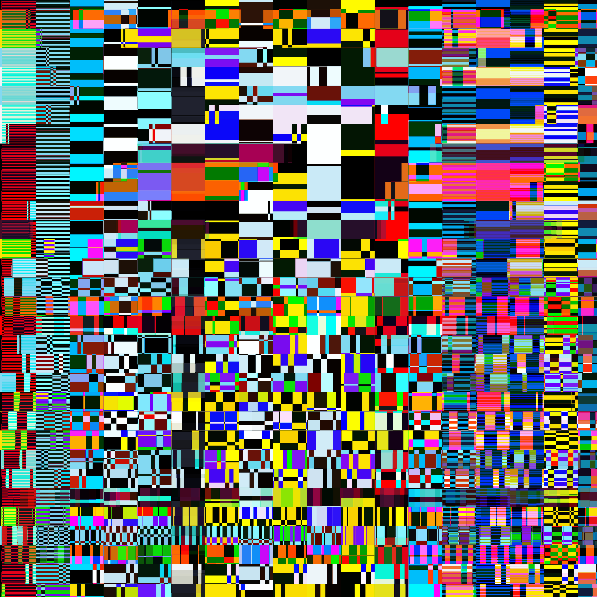 Glitchometry Stripes #12 static token preview