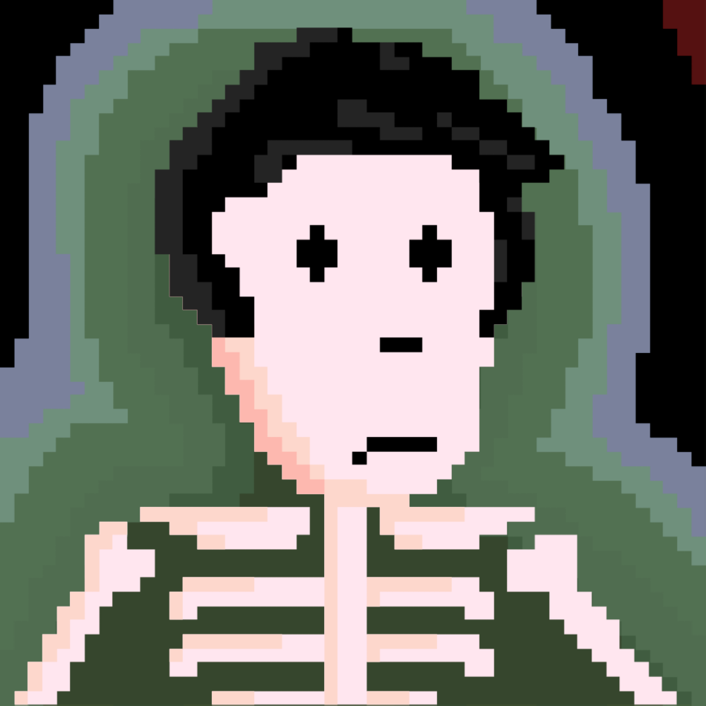 PIXEL SKULLETTI 1 #20 static token preview