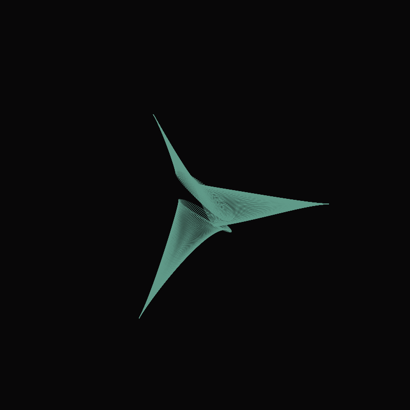 Bezier Stars #17 static token preview