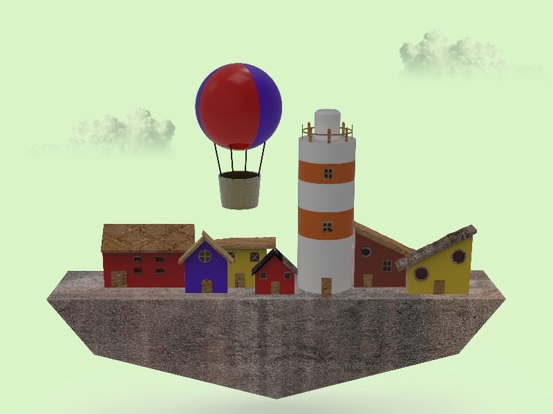 Coastal village #9 static token preview