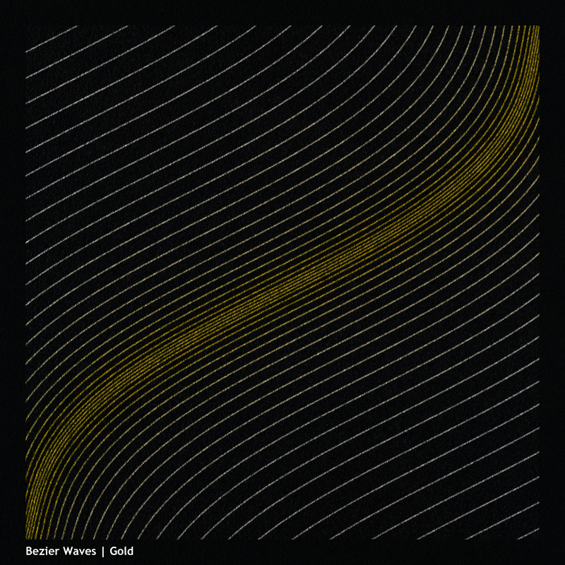 Bezier Waves #19 static token preview