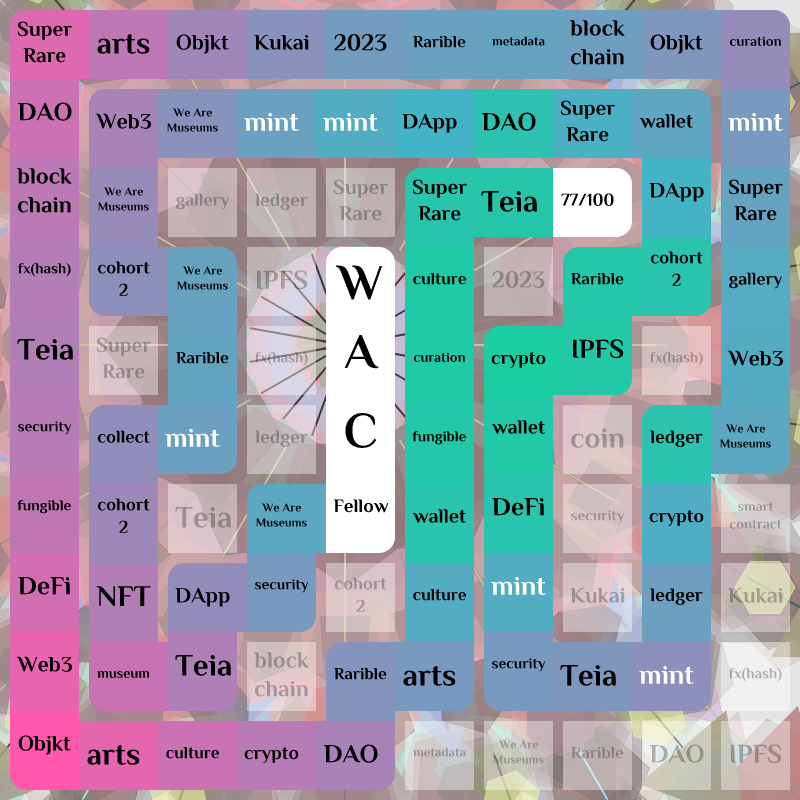 Waccy - learning snake #14 static token preview