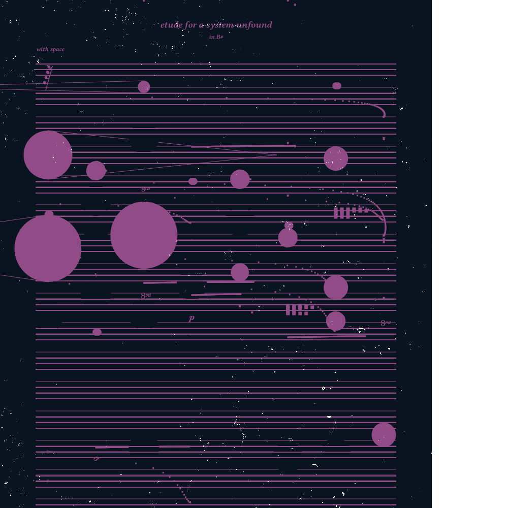 etude for a system unfound #17 static token preview