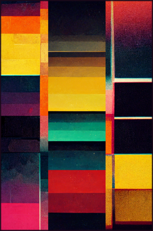 Vibrant Composition #18 static token preview