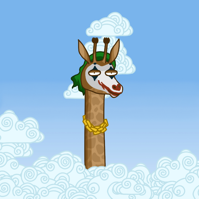 Awesome giraffes #7 static token preview