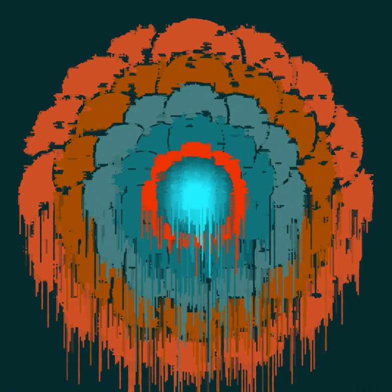 Melted flower #8 static token preview