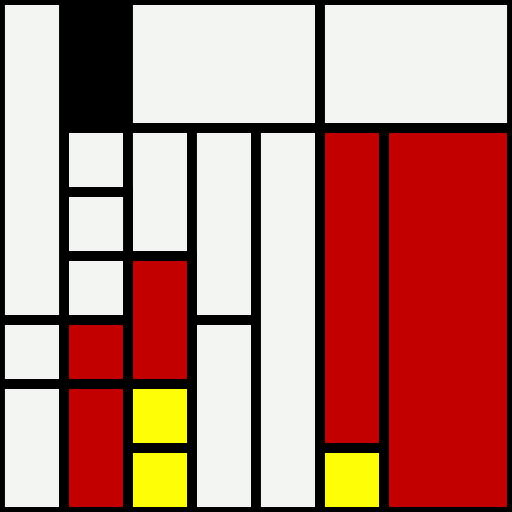 Mondrian Ticket #13 static token preview