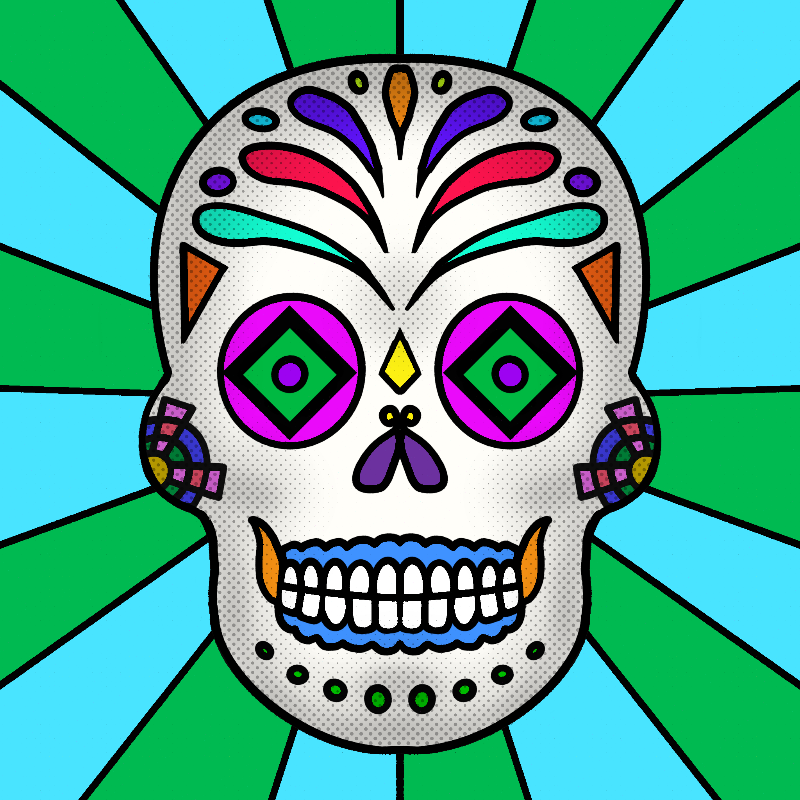 Sugar Skulls #6 static token preview