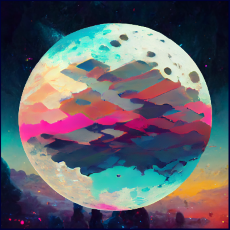 Moon Study #11 static token preview
