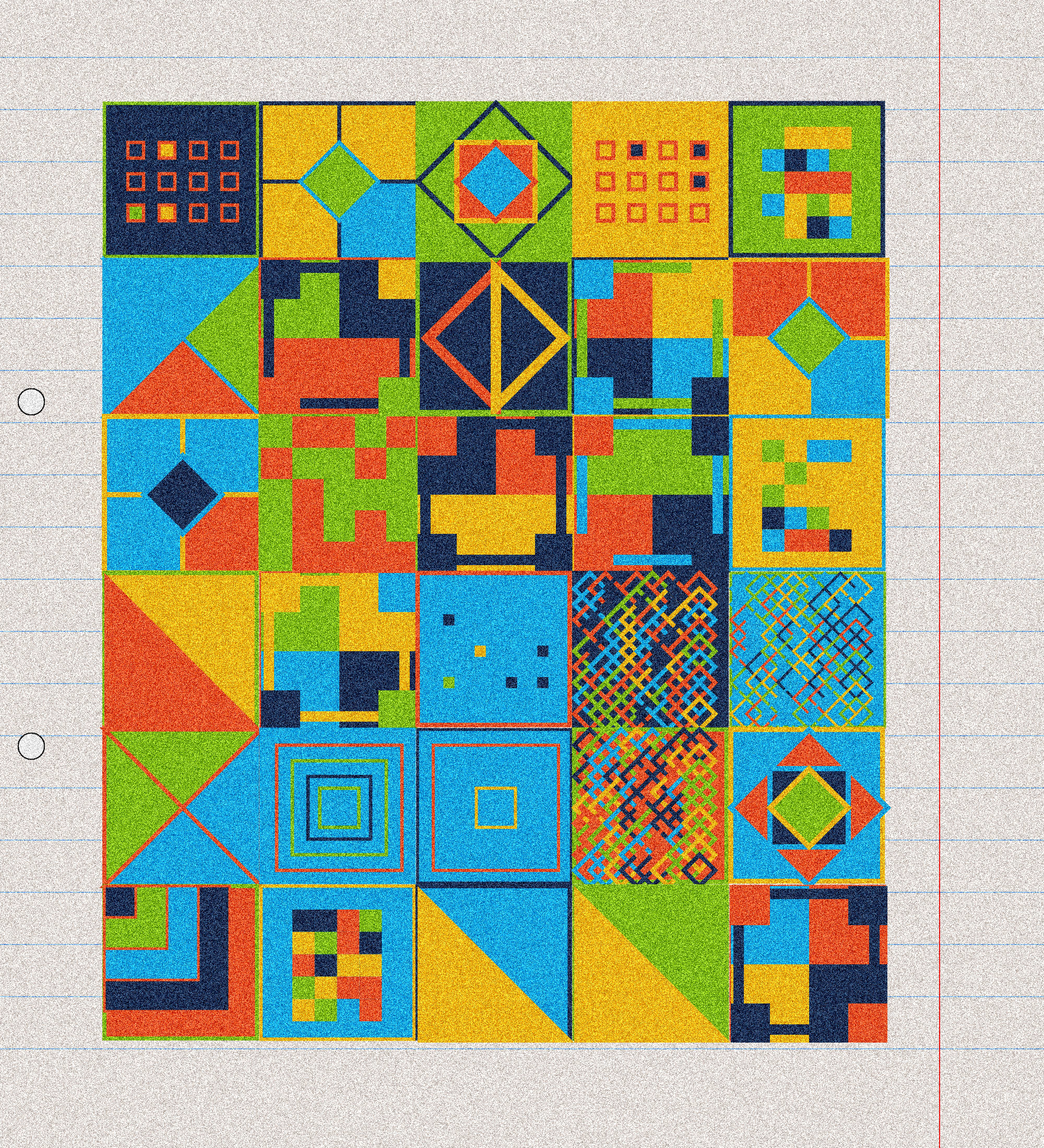 sketchbook page 8: annoying grid #15 static token preview