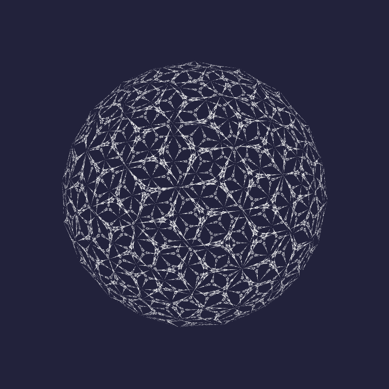 Digital Gothic: Spherical Tessellation #13 static token preview