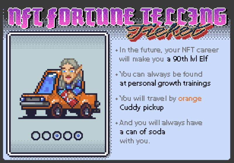 NFT FORTUNE TELLING #15 static token preview
