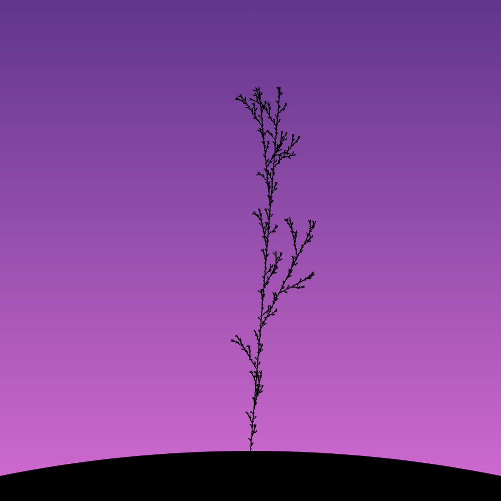 Fractal-Lsystem Tree #14 static token preview