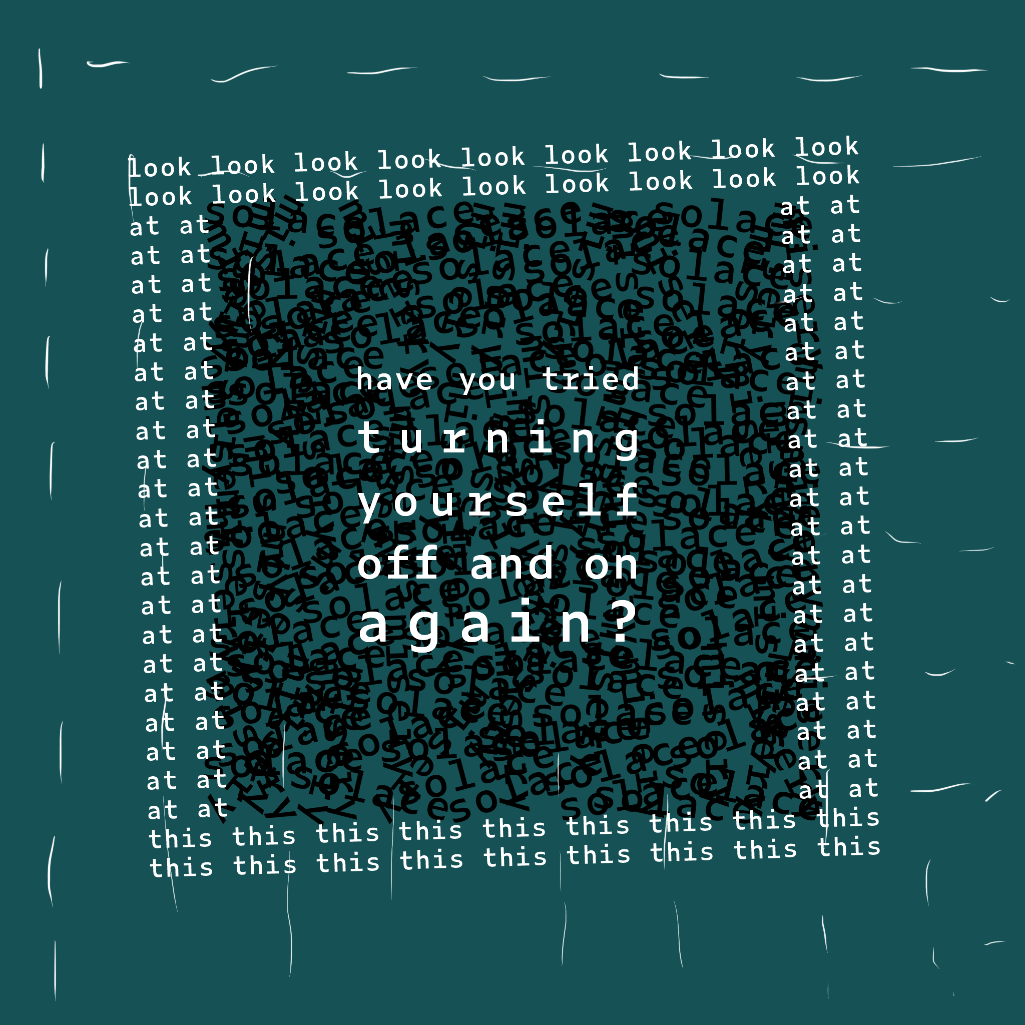Letters to young poets #394 static token preview