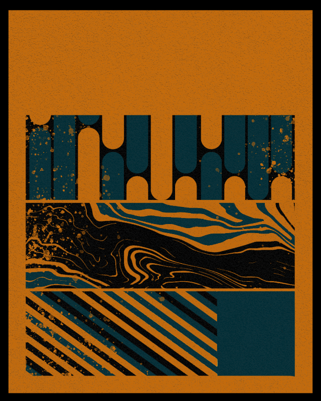 Bauhaus art #orange #19 static token preview