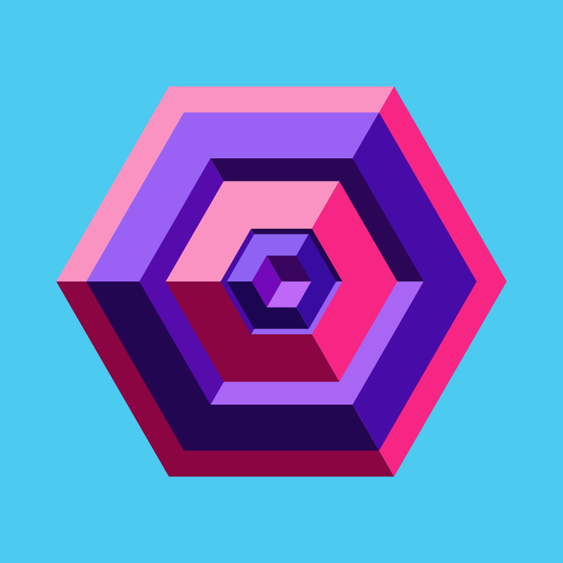 Hexagones - Art for Bots #16 static token preview