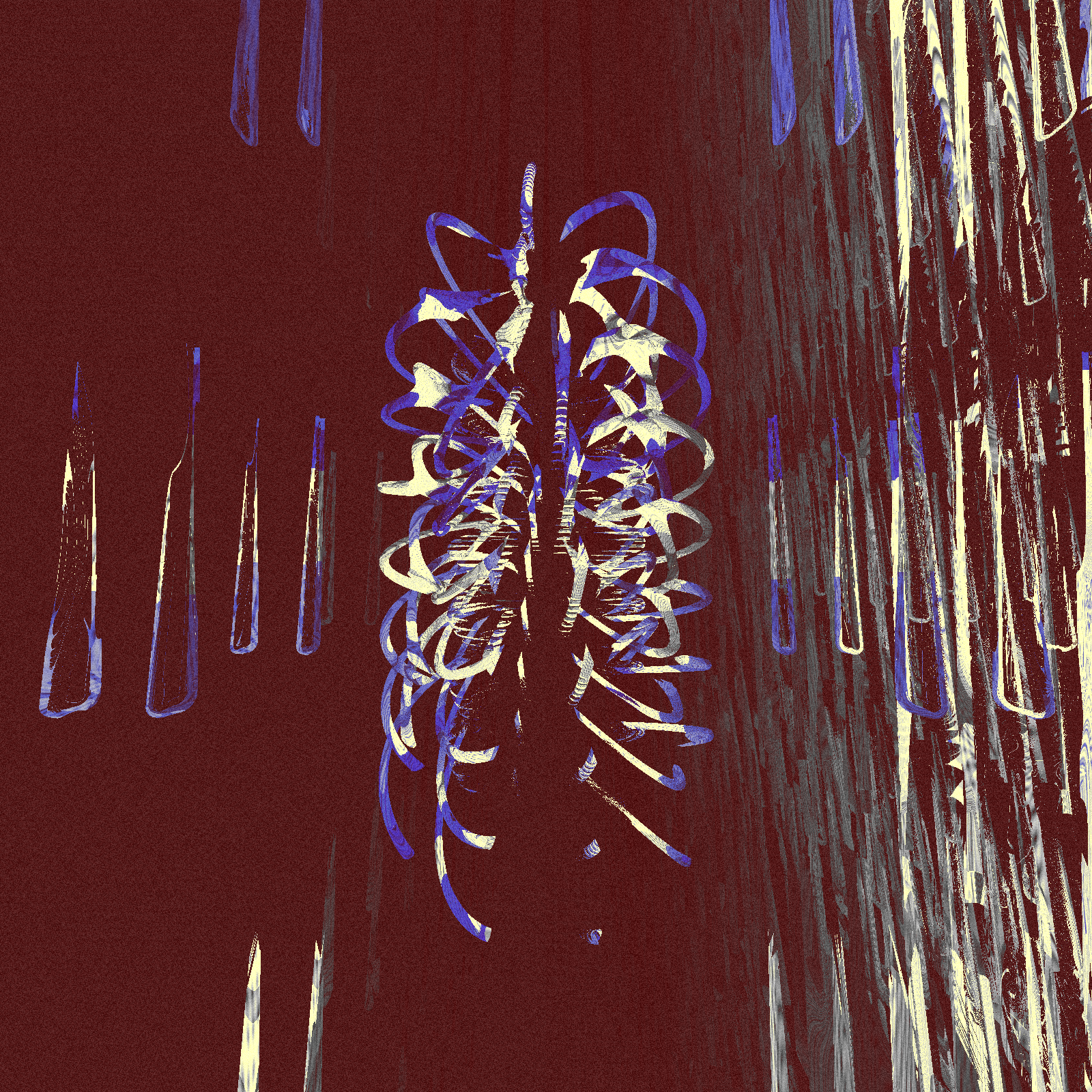 Several pairs of narrow, curved strips #19 static token preview