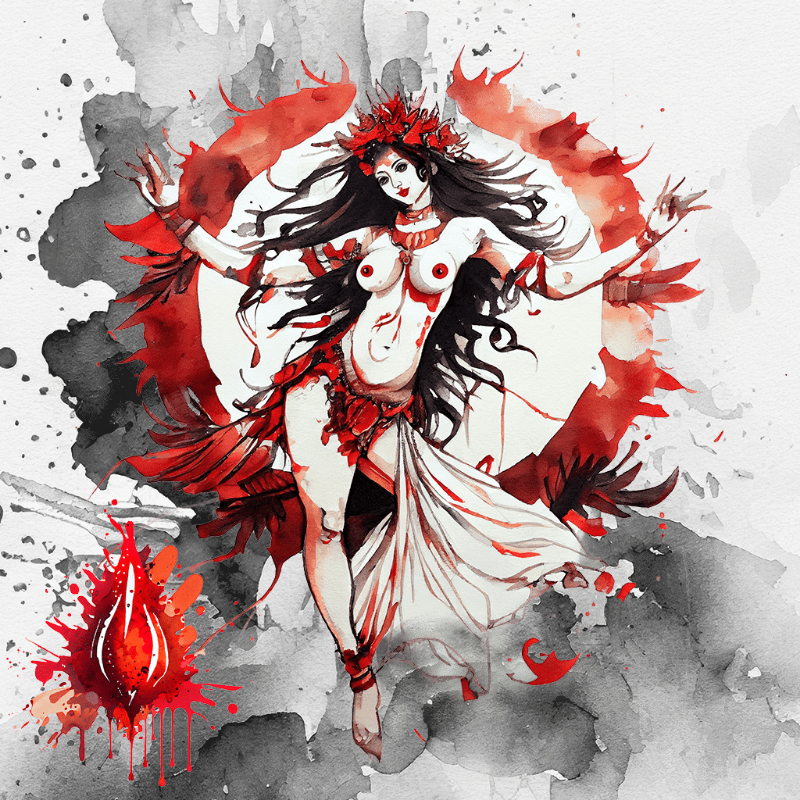 Shakti in Red #4 static token preview