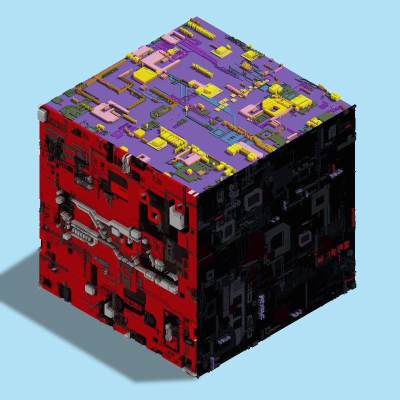 Cube generative #19 static token preview