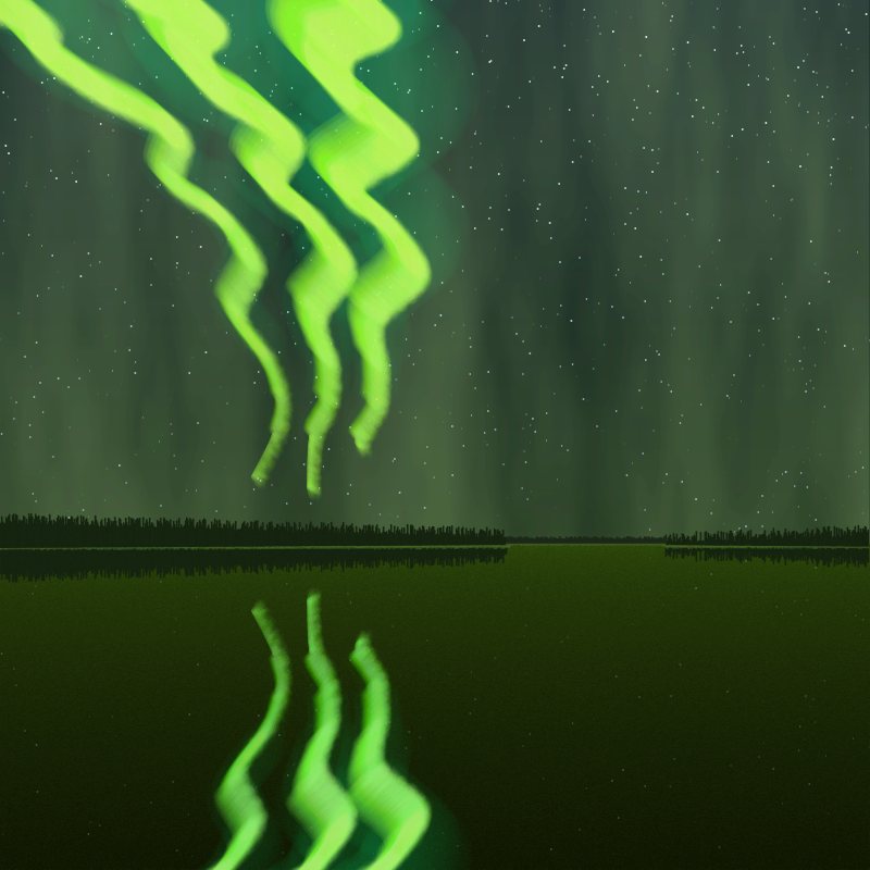 Aurora Borealis #12 static token preview