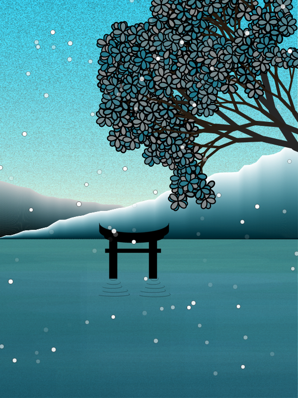 Winter morning in a village near Tokyo #23 static token preview