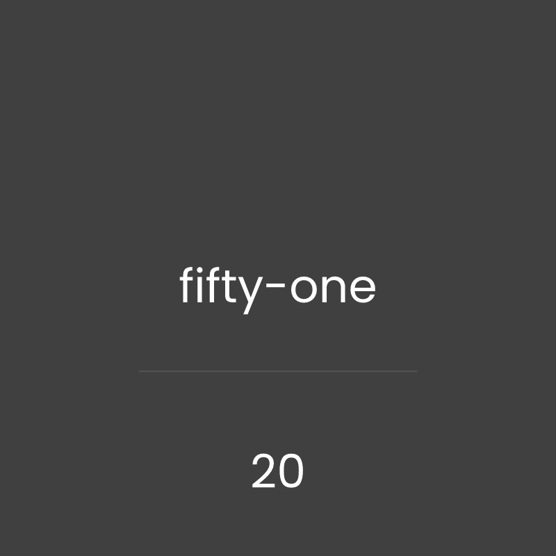aoon - alphabetical order of numbers #20 static token preview