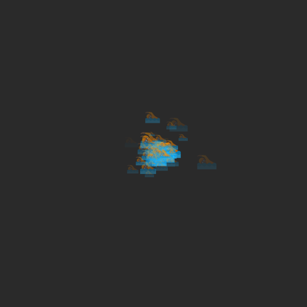 Emojies particle system #14 static token preview