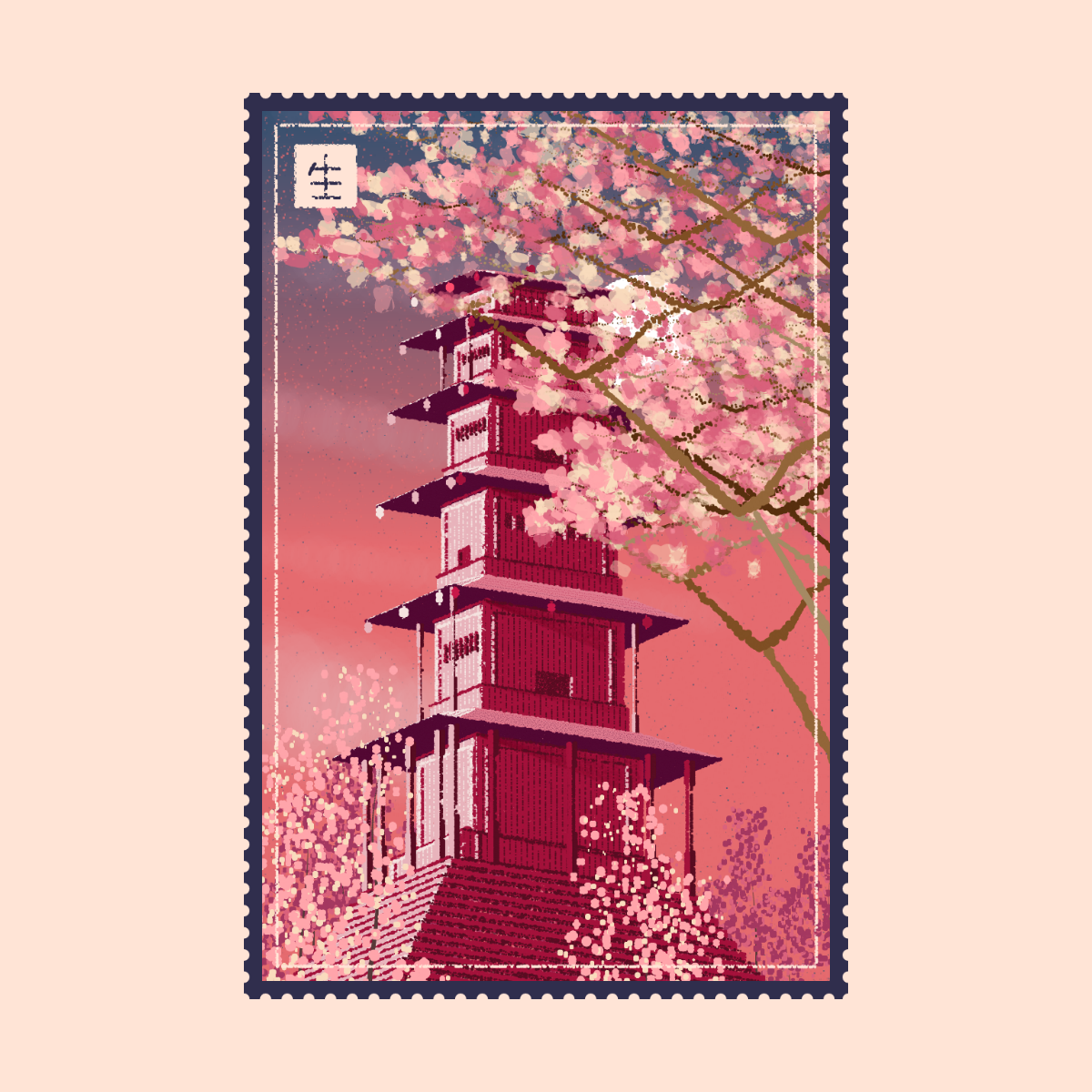 ABANDONED TEMPLE 廃寺 #18 static token preview