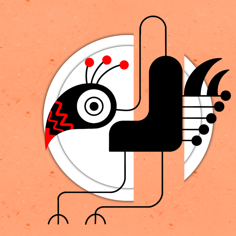 Mini Birds #22 static token preview