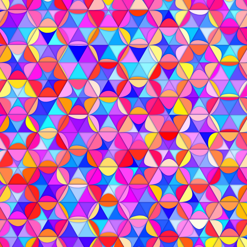 Kaleidoscope Flowers #4 static token preview