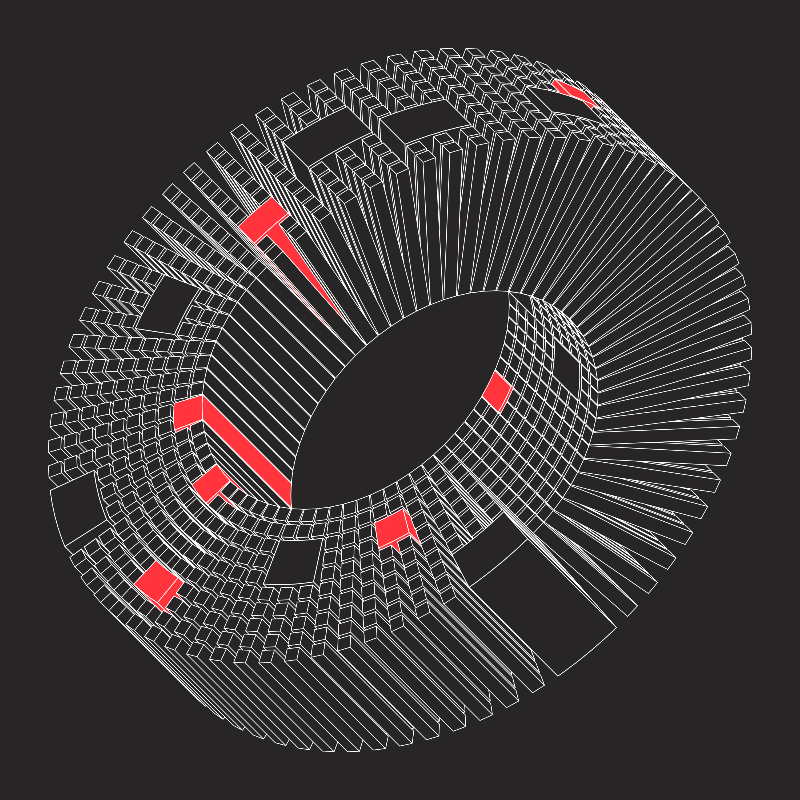 Ex Mobius (Neon Red) #17 static token preview