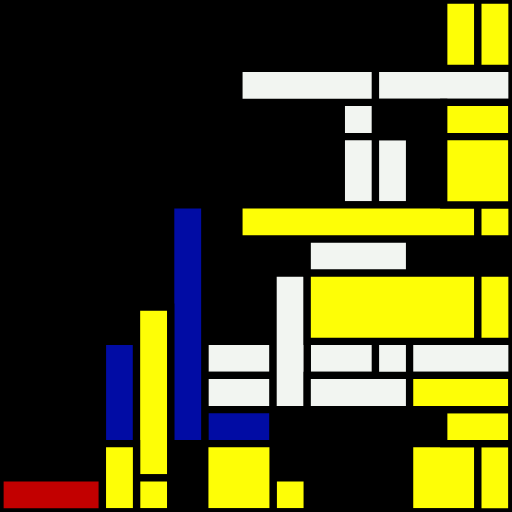 Mondrian Ticket #1 static token preview