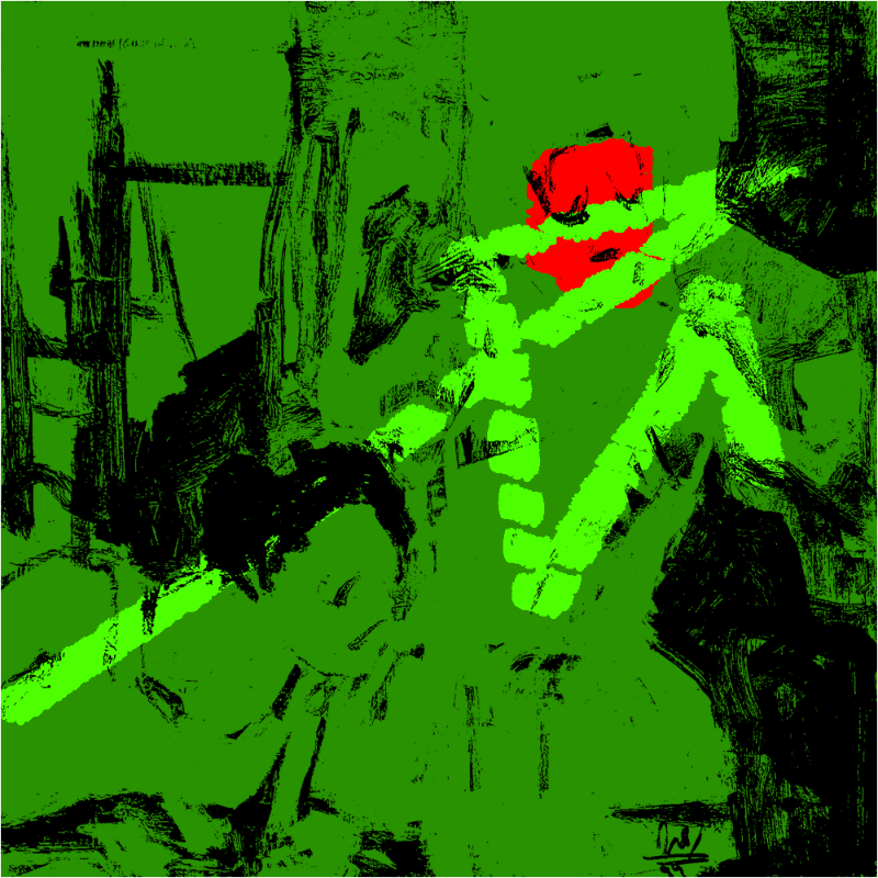 Psychotic painting #3 static token preview