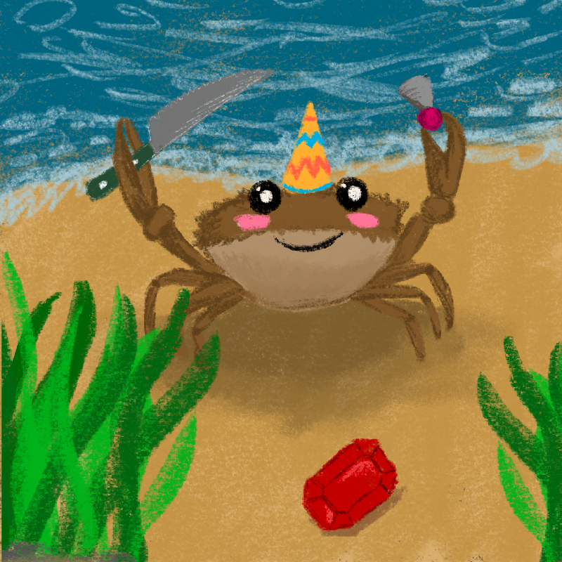Silly Crab #49 static token preview