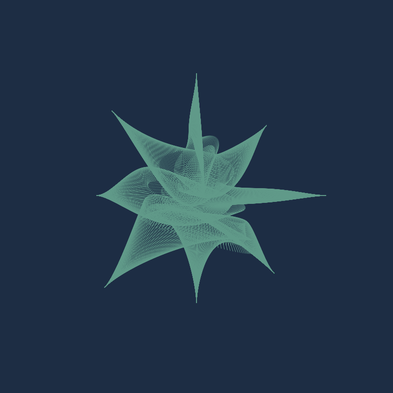 Bezier Stars #20 static token preview