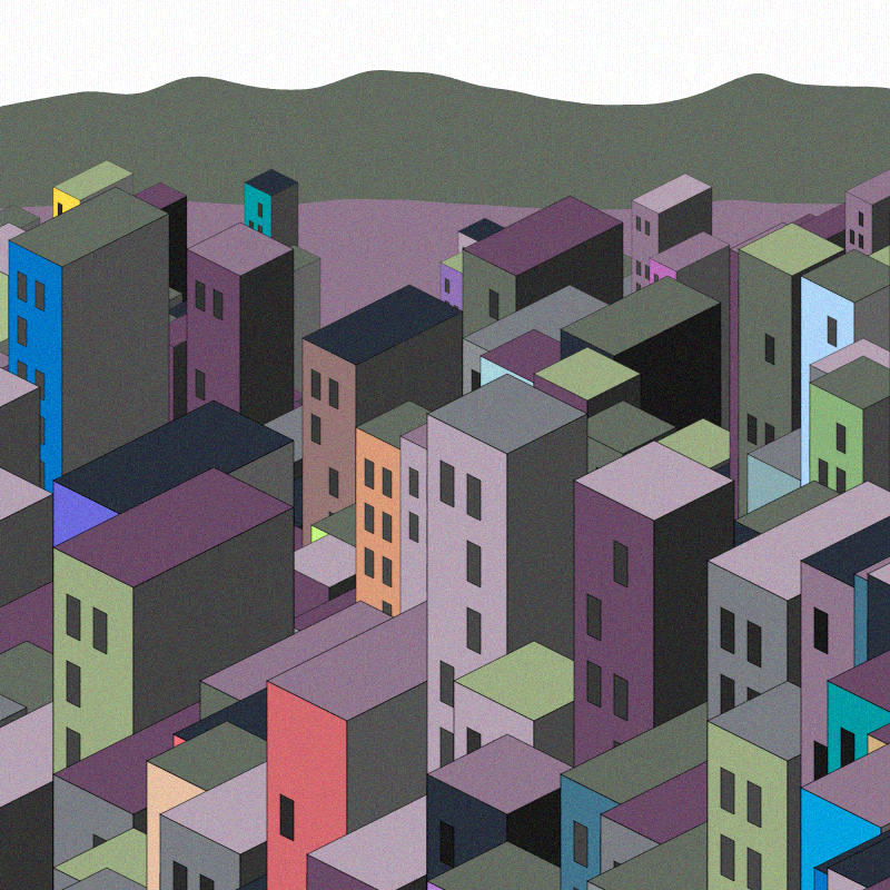 Coloured City #33 static token preview