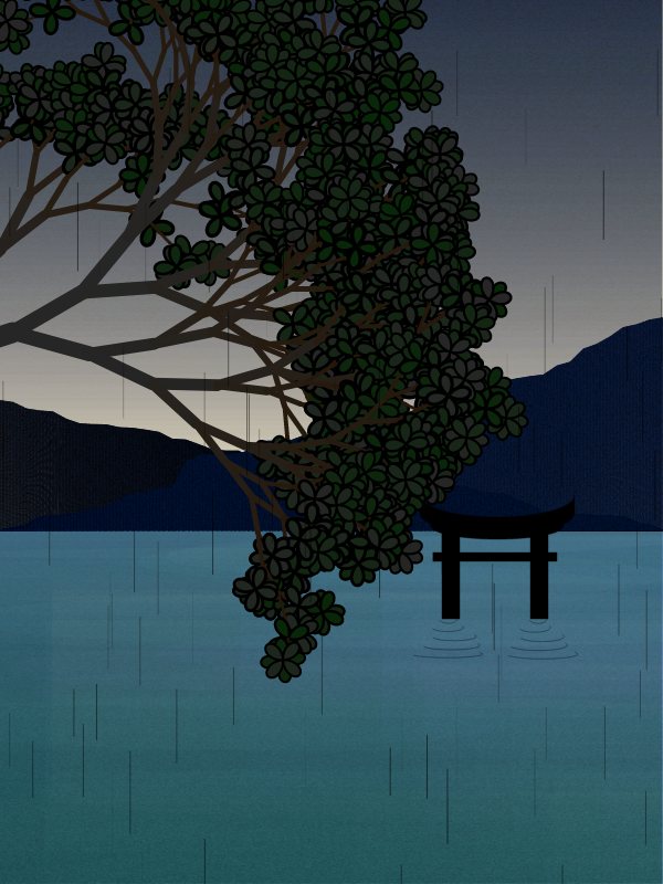 Foggy morning in a village near Tokyo #14 static token preview