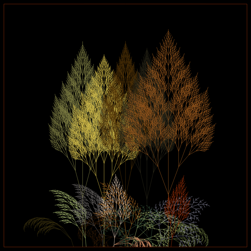 Fractal Forest #4 static token preview
