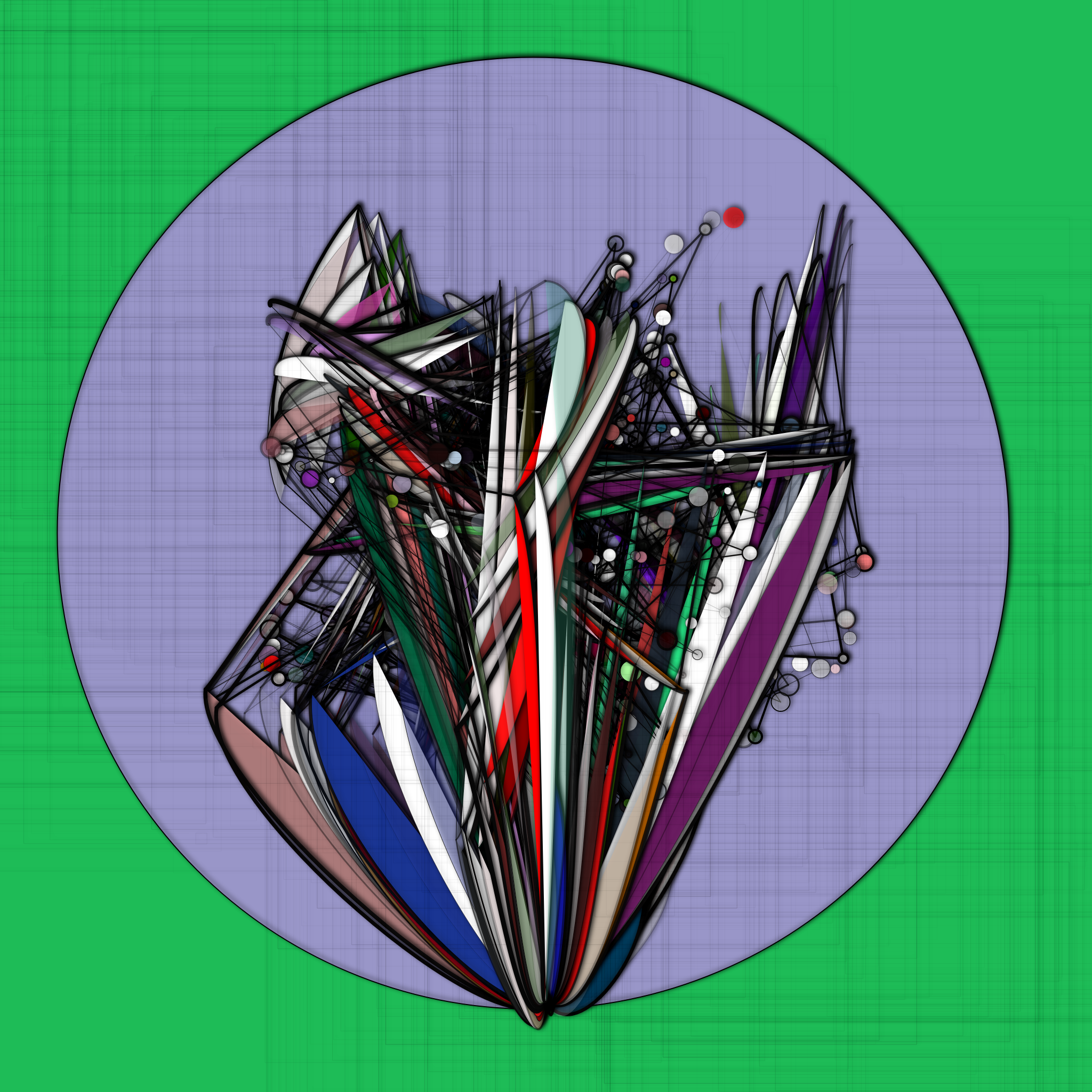Geometric Bouquet #9 static token preview