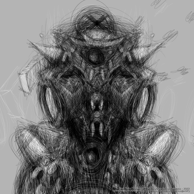One Tezo Drawings_114+ #18 static token preview