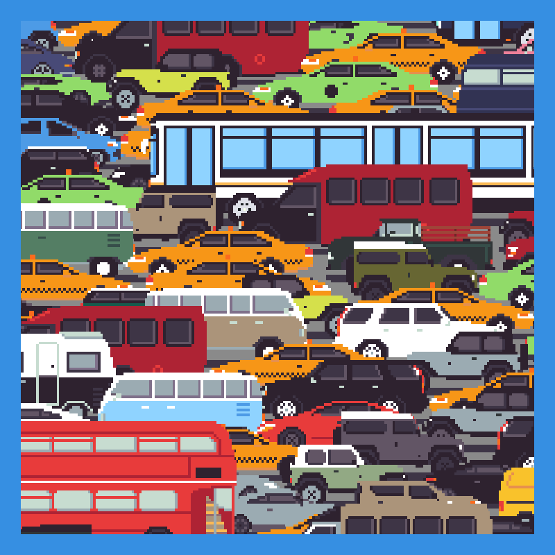 Traffic Jam #28 static token preview