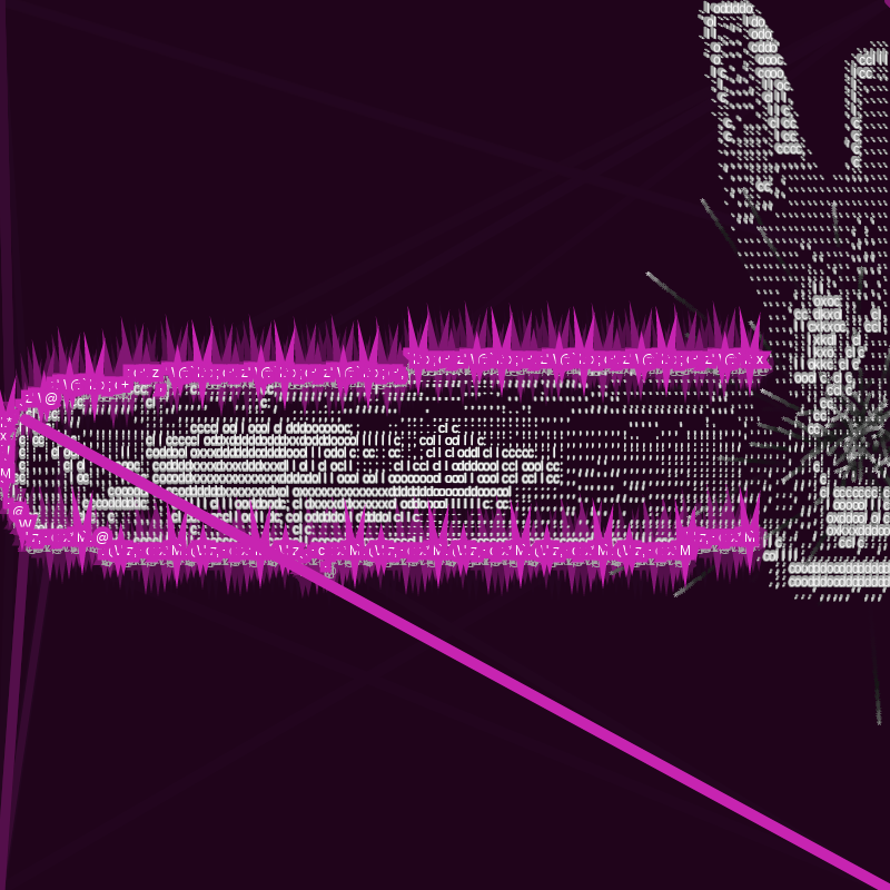 ascii trip saw #8 static token preview